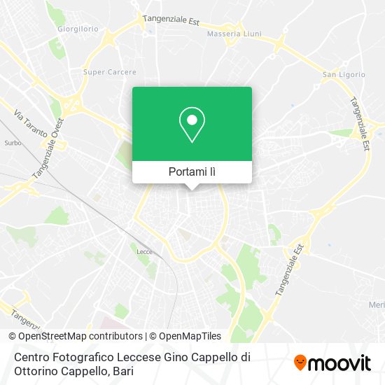 Mappa Centro Fotografico Leccese Gino Cappello di Ottorino Cappello