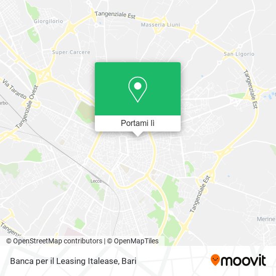 Mappa Banca per il Leasing Italease