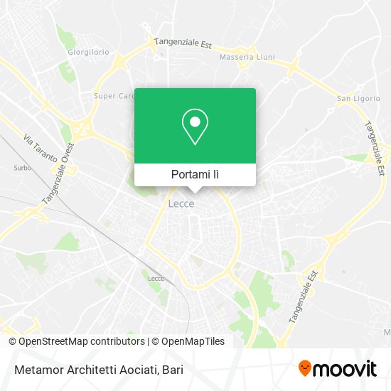 Mappa Metamor Architetti Aociati
