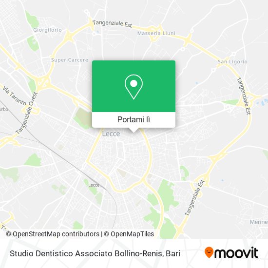 Mappa Studio Dentistico Associato Bollino-Renis