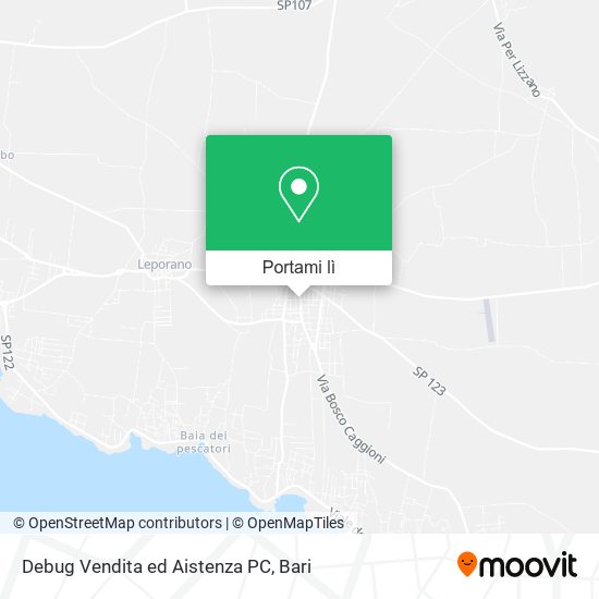 Mappa Debug Vendita ed Aistenza PC
