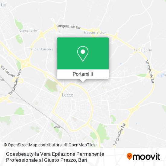 Mappa Goesbeauty-la Vera Epilazione Permanente Professionale al Giusto Prezzo