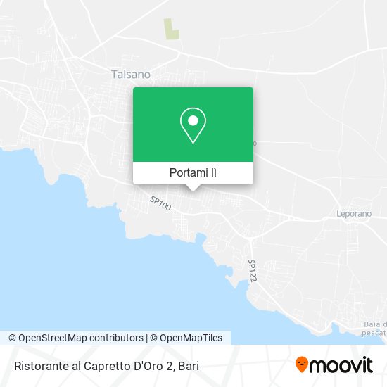 Mappa Ristorante al Capretto D'Oro 2