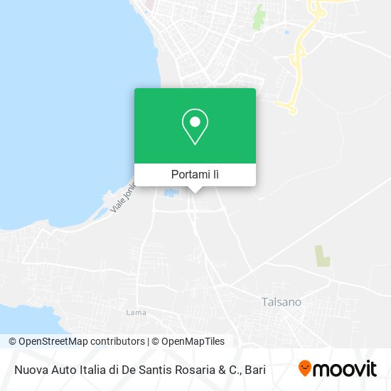 Mappa Nuova Auto Italia di De Santis Rosaria & C.