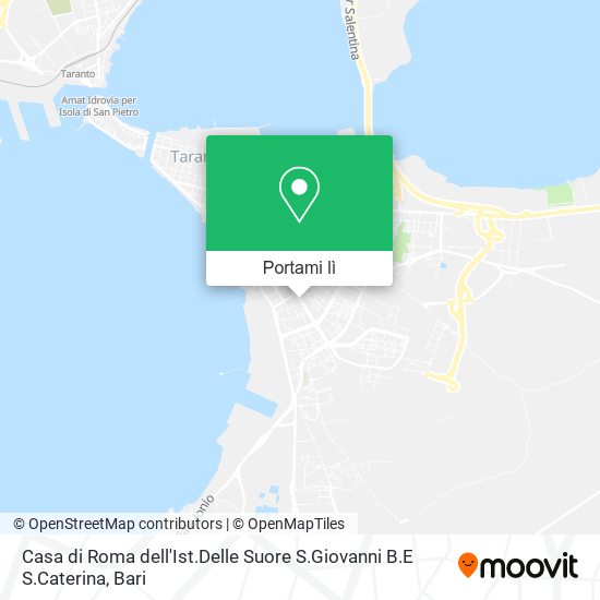 Mappa Casa di Roma dell'Ist.Delle Suore S.Giovanni B.E S.Caterina