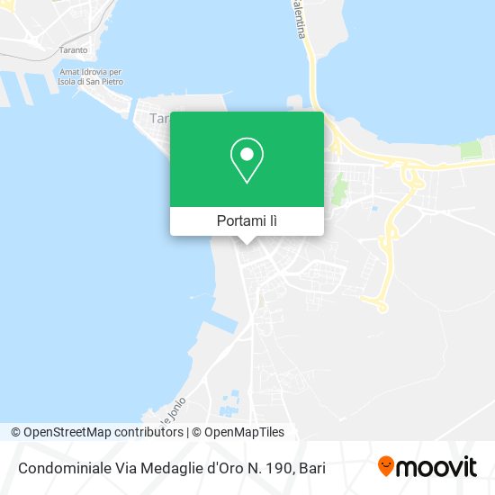 Mappa Condominiale Via Medaglie d'Oro N. 190