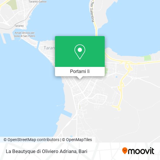 Mappa La Beautyque di Oliviero Adriana