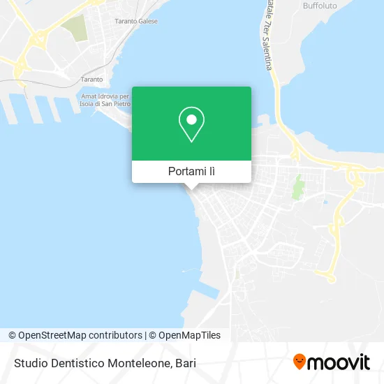 Mappa Studio Dentistico Monteleone