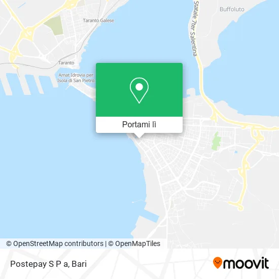 Mappa Postepay S P a