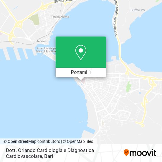 Mappa Dott. Orlando Cardiologia e Diagnostica Cardiovascolare