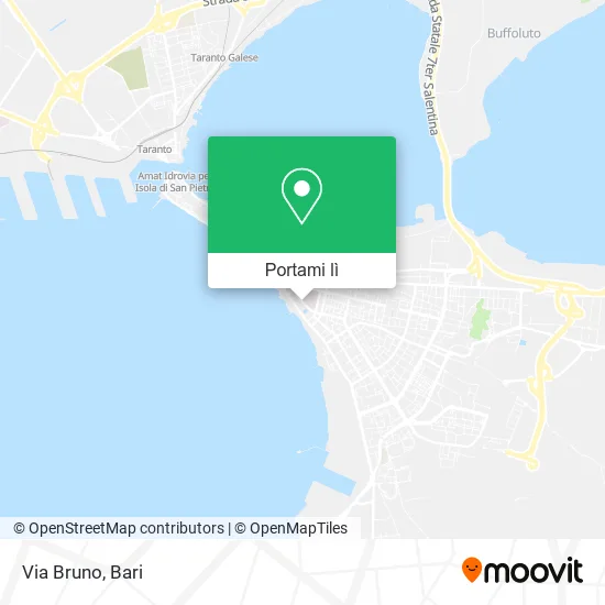 Mappa Via Bruno