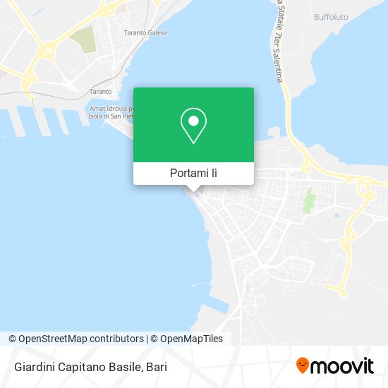 Mappa Giardini Capitano Basile