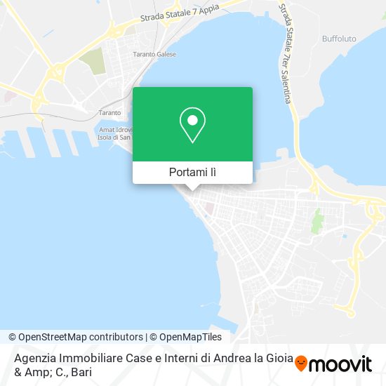 Mappa Agenzia Immobiliare Case e Interni di Andrea la Gioia & Amp; C.