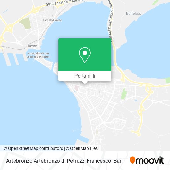 Mappa Artebronzo Artebronzo di Petruzzi Francesco