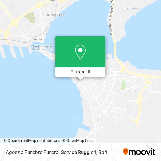 Mappa Agenzia Funebre Funeral Service Ruggieri