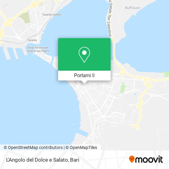 Mappa L'Angolo del Dolce e Salato