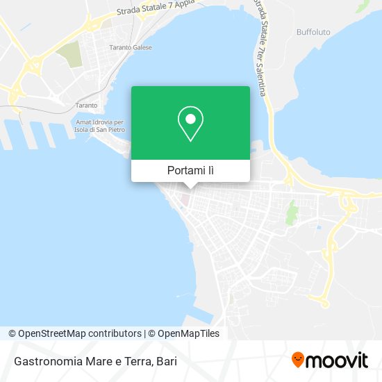 Mappa Gastronomia Mare e Terra