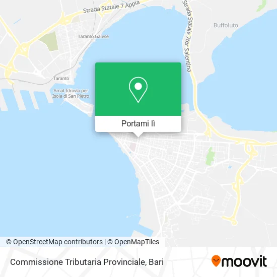 Mappa Commissione Tributaria Provinciale