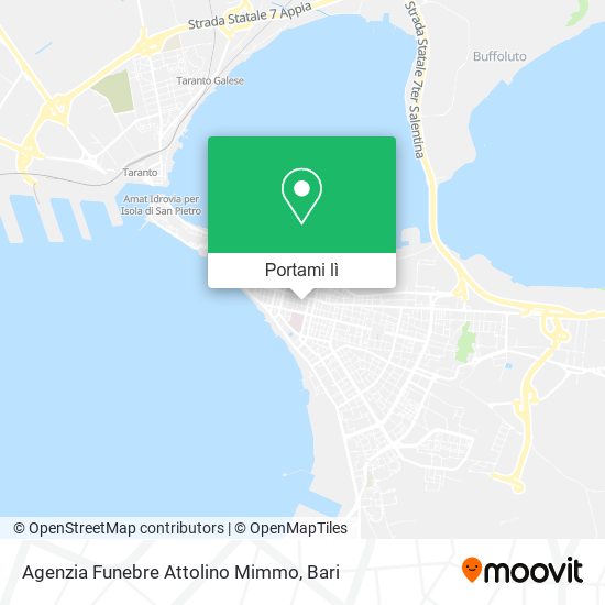 Mappa Agenzia Funebre Attolino Mimmo