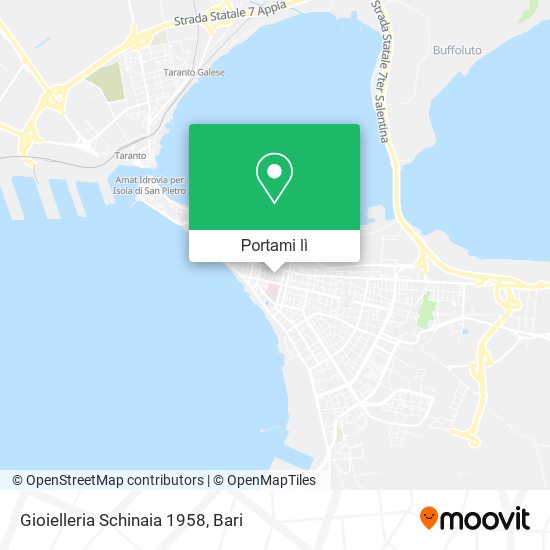 Mappa Gioielleria Schinaia 1958