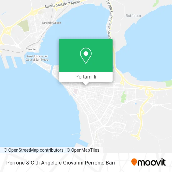 Mappa Perrone & C di Angelo e Giovanni Perrone