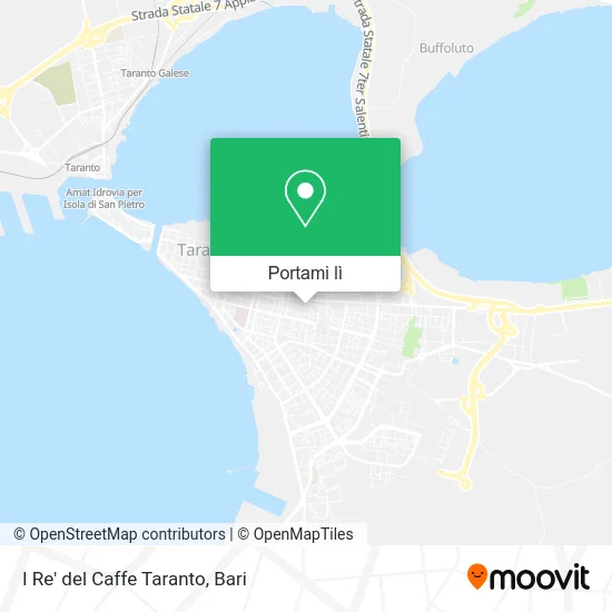 Mappa I Re' del Caffe Taranto