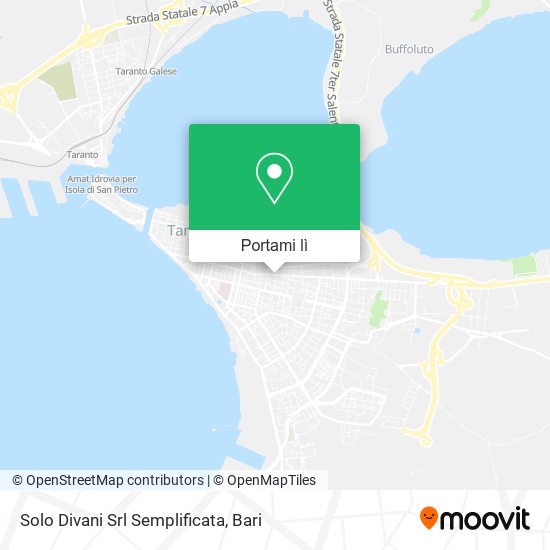 Mappa Solo Divani Srl Semplificata