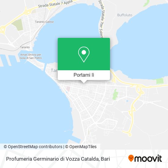 Mappa Profumeria Germinario di Vozza Catalda