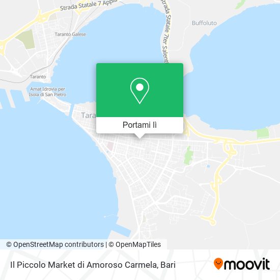 Mappa Il Piccolo Market di Amoroso Carmela