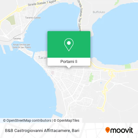 Mappa B&B Castrogiovanni Affittacamere