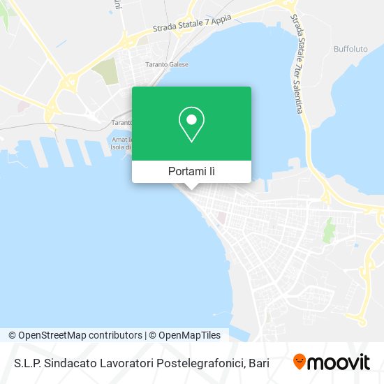 Mappa S.L.P. Sindacato Lavoratori Postelegrafonici