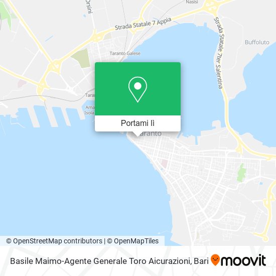 Mappa Basile Maimo-Agente Generale Toro Aicurazioni