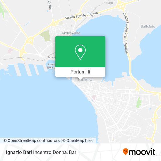 Mappa Ignazio Bari Incentro Donna