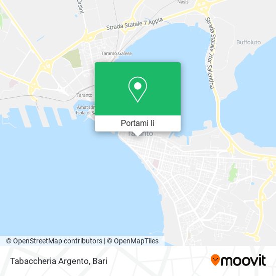 Mappa Tabaccheria Argento