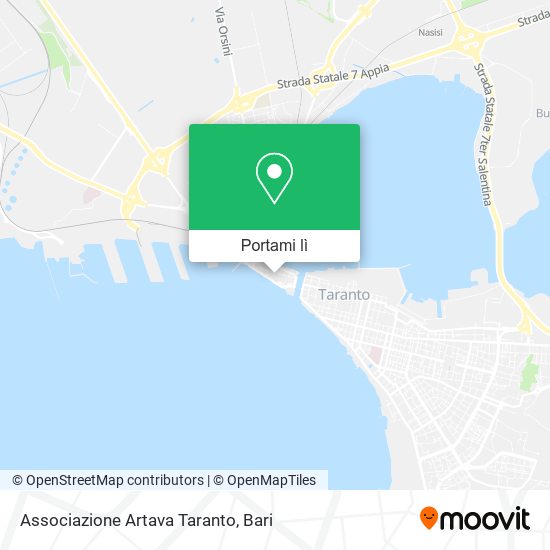 Mappa Associazione Artava Taranto
