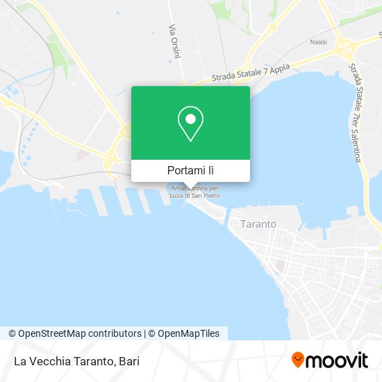 Mappa La Vecchia Taranto