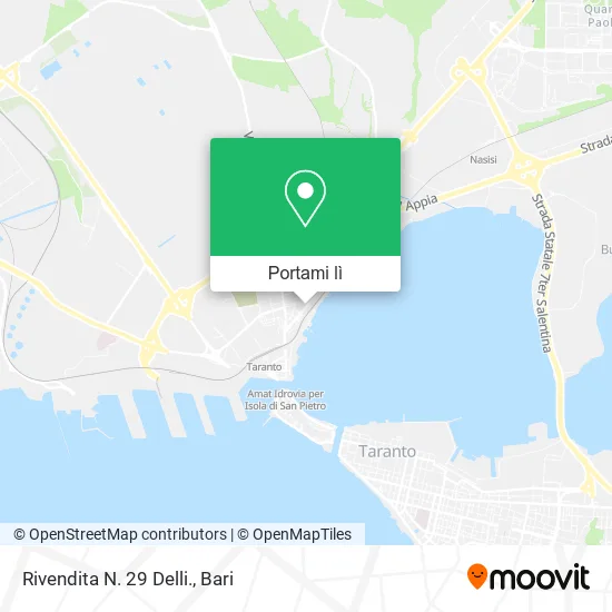 Mappa Rivendita N. 29 Delli.