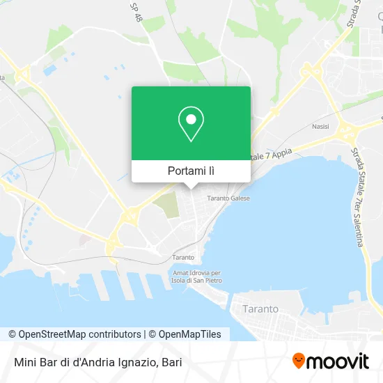 Mappa Mini Bar di d'Andria Ignazio