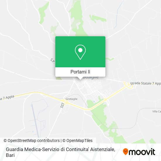Mappa Guardia Medica-Servizio di Continuita' Aistenziale