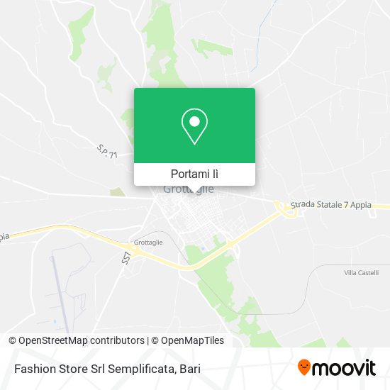 Mappa Fashion Store Srl Semplificata