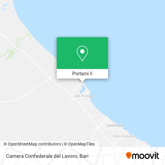 Mappa Camera Confederale del Lavoro