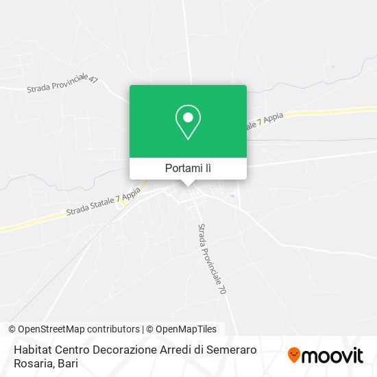 Mappa Habitat Centro Decorazione Arredi di Semeraro Rosaria