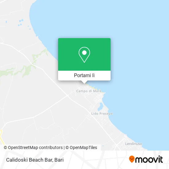 Mappa Calidoski Beach Bar