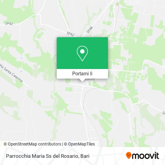 Mappa Parrocchia Maria Ss del Rosario