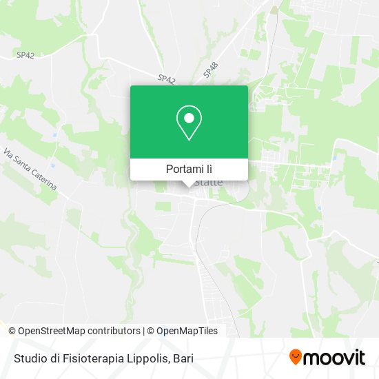 Mappa Studio di Fisioterapia Lippolis