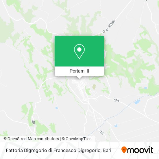 Mappa Fattoria Digregorio di Francesco Digregorio