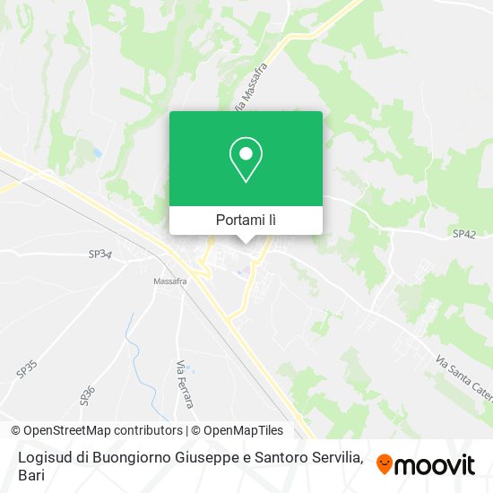 Mappa Logisud di Buongiorno Giuseppe e Santoro Servilia