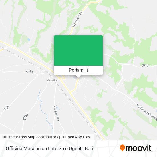 Mappa Officina Maccanica Laterza e Ugenti