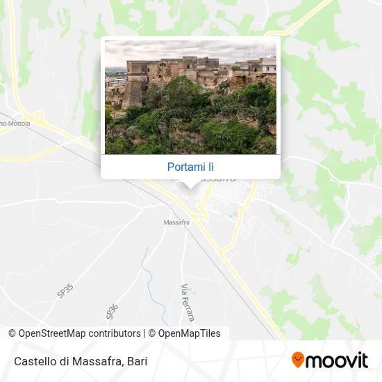 Mappa Castello di Massafra