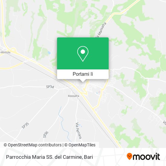 Mappa Parrocchia Maria SS. del Carmine